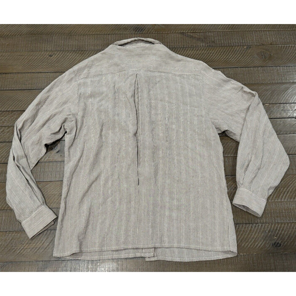 VTG Christian Dior Separates "Top Button" Down Rayon Shirt - Korea - Size 10 - Picture 2 of 6